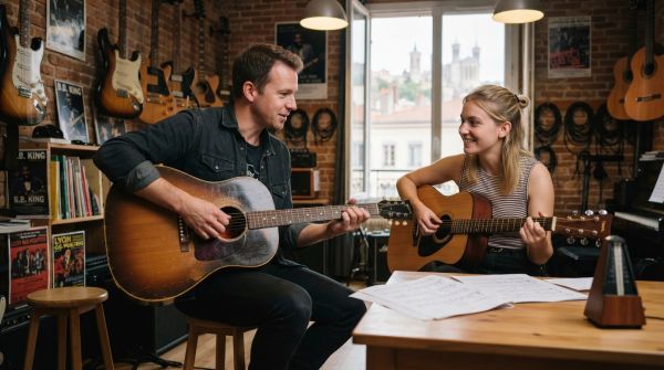 Professeurs de guitare à Lyon : votre guide pour débuter